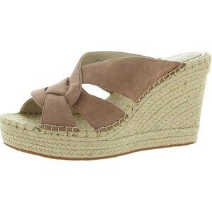 Kenneth Cole Women's Espadrille Slip On Wedge Sandal Tiramisu Size 9